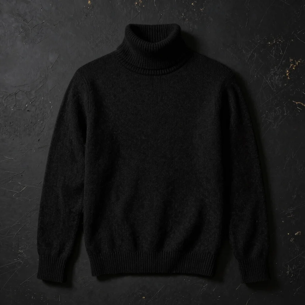 Icons High-Neck Knit Sweater