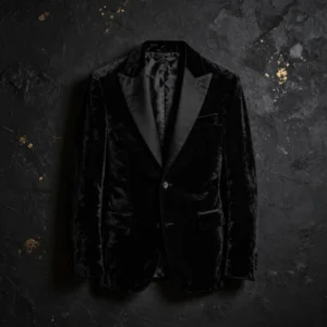 Orisha Draped Velvet Jacket
